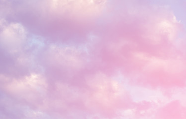 cloud background with a pastel colour
