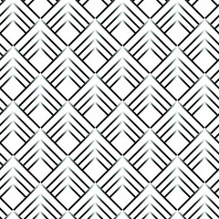 Abstract geometric black and white seamless pattern for web page, textures, card, poster, fabric, textile. Monochrome graphic repeating design. Modern minimalist stylish ornament.