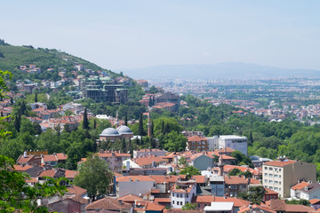 Fototapeta na wymiar Old city center of Bursa