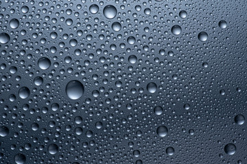 water drops on glass back ground abstract	