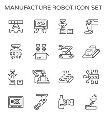 robot production icon