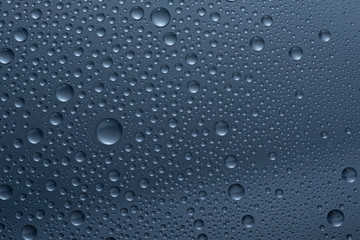 water drops on glass back ground abstract	