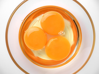 Organic chicken eggs food ingredients concept