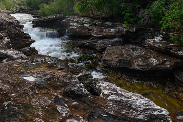 The rainbow river or five colors river is in Colombia one of the most beautiful nature places, is called Crystal Canyon