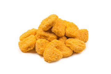 Nuggets isolated on a white background.