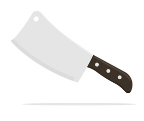 Knife Weapon Vector The knife is sharp Used for cooking and is an essential equipment for chefs.