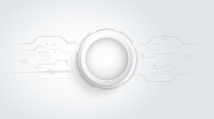 Obraz premium Abstract 3D design background with technology dot and line circuit board texture. Modern engineering, futuristic, science communication concept. Vector illustration