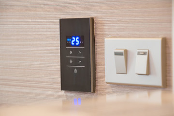Temperature control panal, thermostat