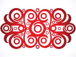 abstract artistic creative red floral
