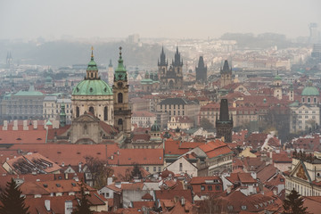 Fototapeta na wymiar skyline of the old town of prague