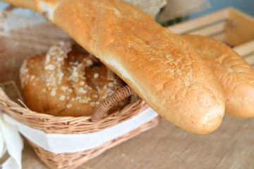 bakery bread bake homemade in basket