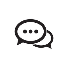 Chat icon vector isolated on background. Trendy message symbol. Pixel perfect. illustration EPS 10. - Vector...