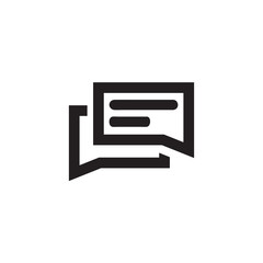 Chat icon vector isolated on background. Trendy message symbol. Pixel perfect. illustration EPS 10. - Vector...