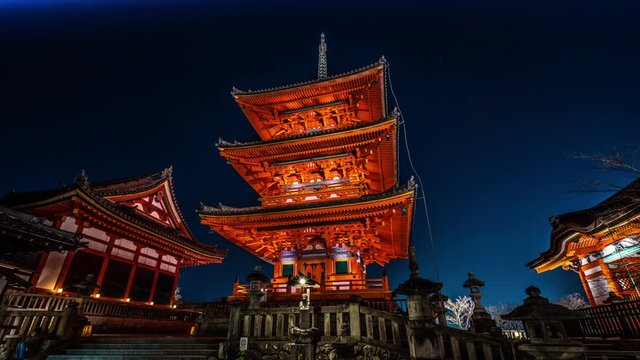 Kiyomizu-dera Temple Kyoto, Japan - Beautiful Architecture in Kiyomizu-dera Temple