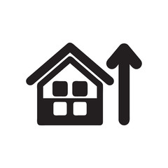 Home icon vector isolated on background. Trendy house symbol. Pixel perfect. illustration EPS 10. - Vector...