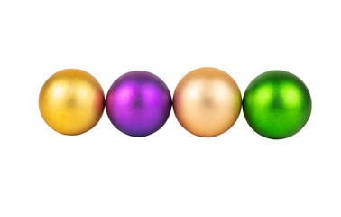 Colorful Christmas balls