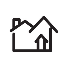 House icon vector isolated on background. Trendy home symbol. Pixel perfect. illustration EPS 10. - Vector.