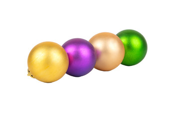 Colorful Christmas balls