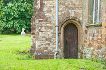 Fototapeta na wymiar Door to English Church