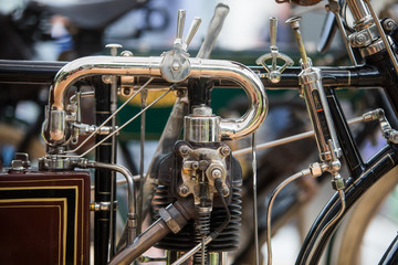 Very old motorcycle engine