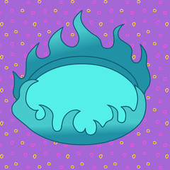 Asymmetrical uneven shaped format pattern object outline multicolour design Business Empty template for Layout for invitation greeting card promotion poster voucher