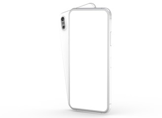 smartphone device digital 3d rendering