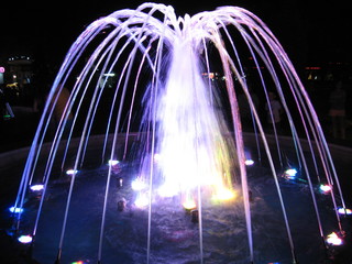 night fountain
