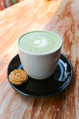 green tea or matcha green tea, matcha latte