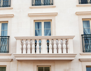 balcony and Windows Windows of an old residential building, Perast, Montenegro