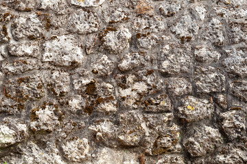 old masonry, texture of stone wall, background Montenegro