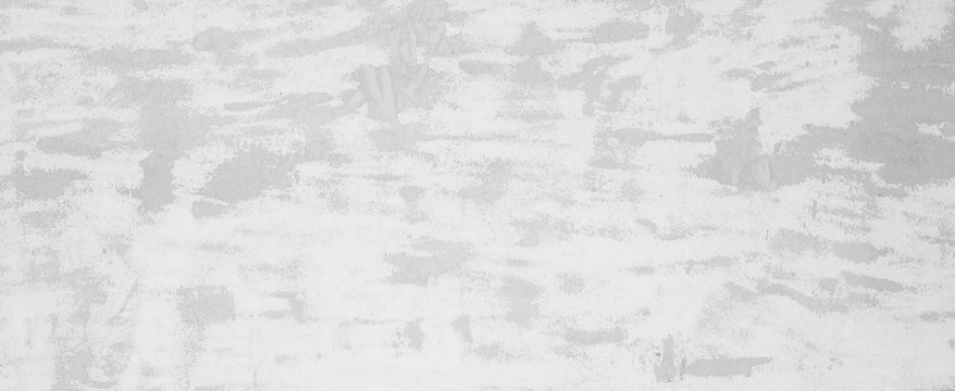 close up retro plain white color cement wall  panoramic background texture for show or advertise or promote product and content on display and web design element concept
