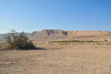 Judean desert in the east of Israel.