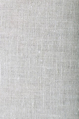 Textured natural linen fabric background tissue sample