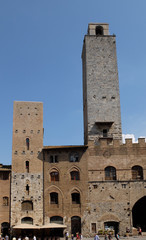 Geschlechtertürme in San Gimignano ind der Toscana