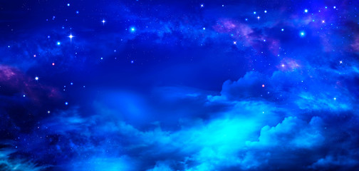 beautiful background of the night sky with stars	