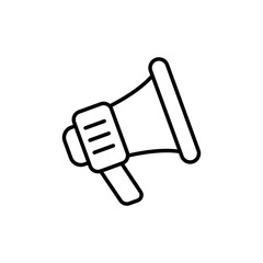 thin line icons for Megaphone,vector illustrations