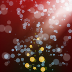 Winter Celebration Bokeh Computational Generative  background illustration