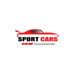 sport car logo template design vector - Vector