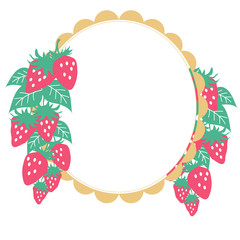 イチゴのフレーム