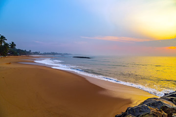 Palm Beach at sunset or sunrise