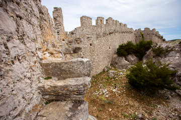 Turkish wall near Sibenik, Croatia