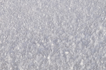 surface covered with hoarfrost