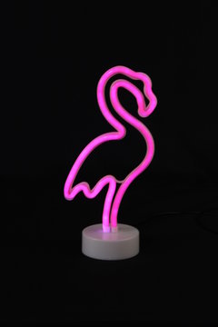 lúminaria de led flamingo