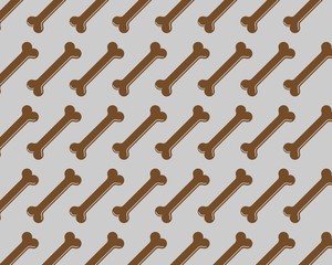 Naklejka premium bone icon vector illustration