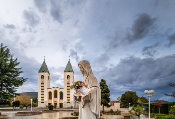  statue of The Blessd Virgin Mary