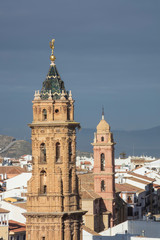 Fototapeta premium Antequera is a beautiful and white village in Malaga province, Andalusia, Spain