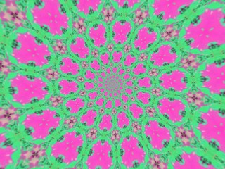 Colorful digital graphic kaleidoscope symmetry mandala style in laser light trial pattern, Tie Dye , spiderweb art abstract background for art projects, banner, business,   card, 3D, template