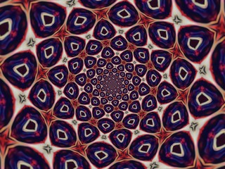 Colorful digital graphic kaleidoscope symmetry mandala style in laser light trial pattern, Tie Dye , spiderweb art abstract background for art projects, banner, business,   card, 3D, template