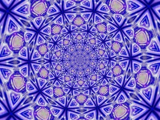 Colorful digital graphic kaleidoscope symmetry mandala style in laser light trial pattern, Tie Dye , spiderweb art abstract background for art projects, banner, business,   card, 3D, template