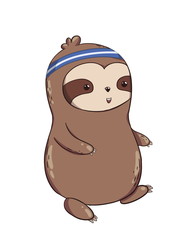 Running Sporty Sloth